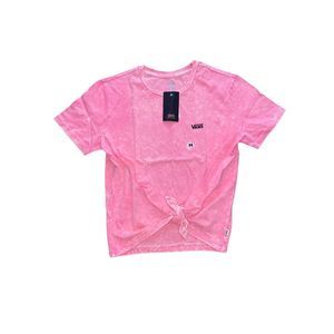 New Vans Junior V Wash Front Tie Tee M